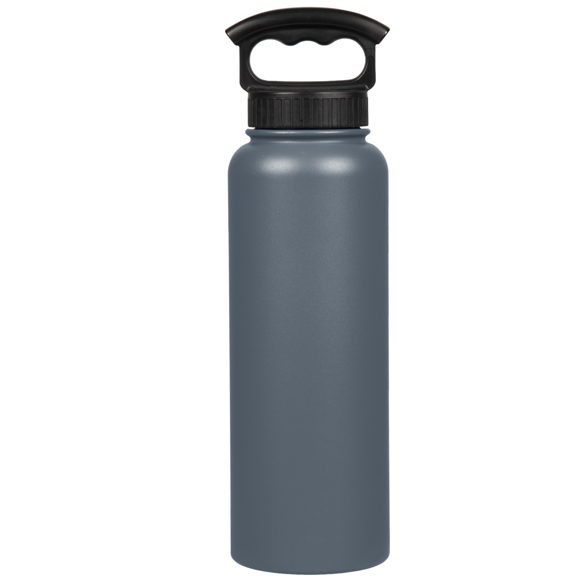 FIFTY/FIFTY, 40oz - Slate Grey Bottle-3 Finger Grip Cap, Size 40 oz, Color Gray, Model# V40006SL0